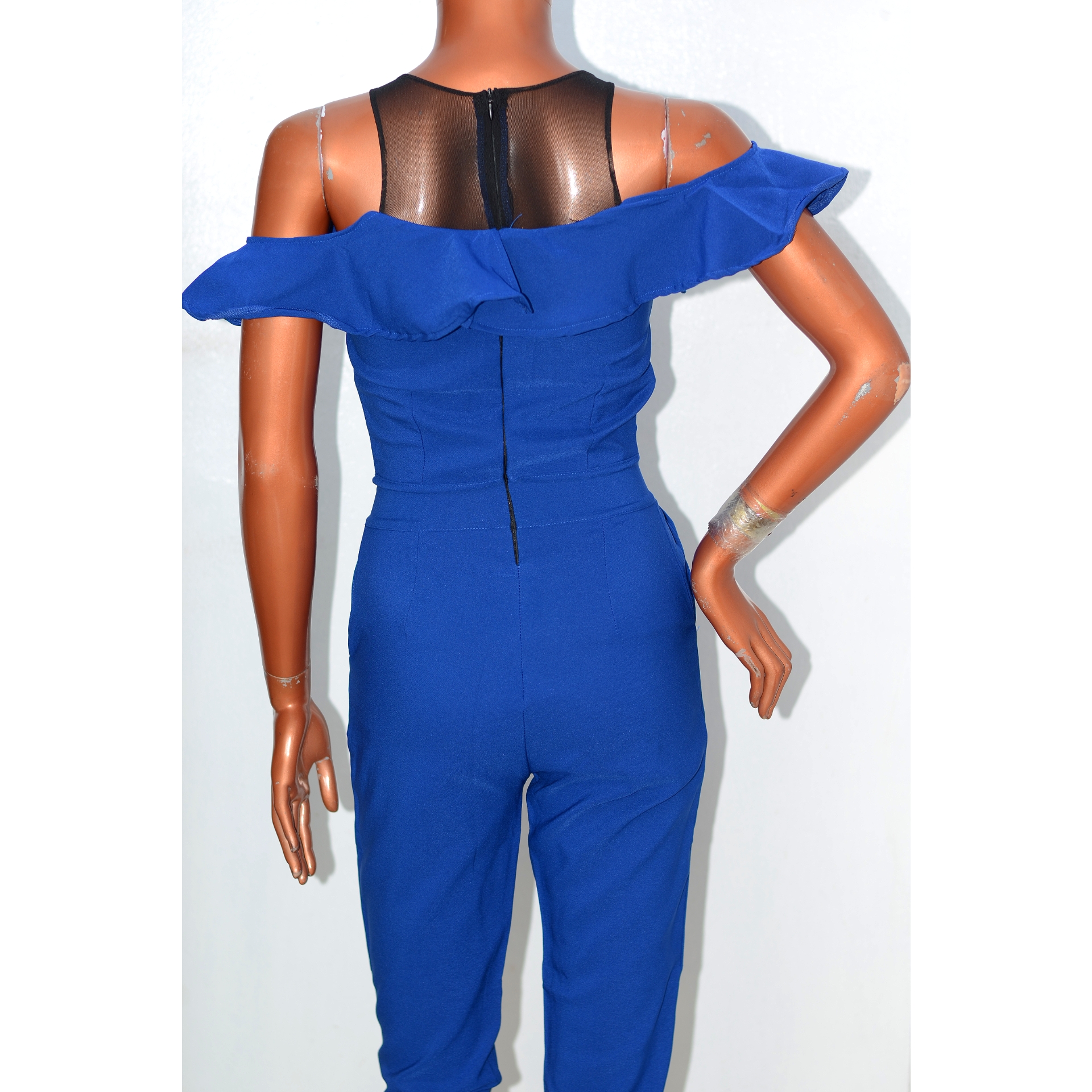Fashion Nova Net Design Offshoulder Jumpsuit Wardrobe Merchant